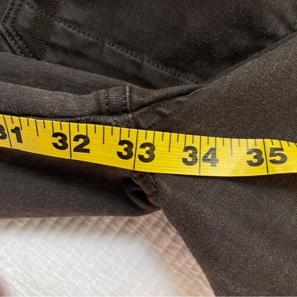 All Saints Women's Jean Pocket Stitching Skinny Washed Black/Brown Sz 27/34 - Picture 14 of 14